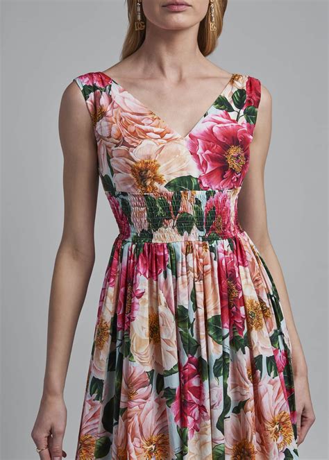 dolce gabbana flower print dress|dolce and gabbana floral print dress.